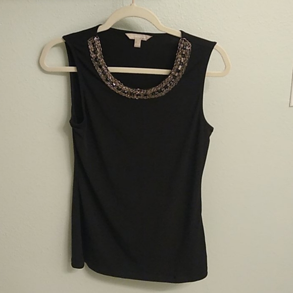 Sleeveless Banana Republic top black - Picture 1 of 3